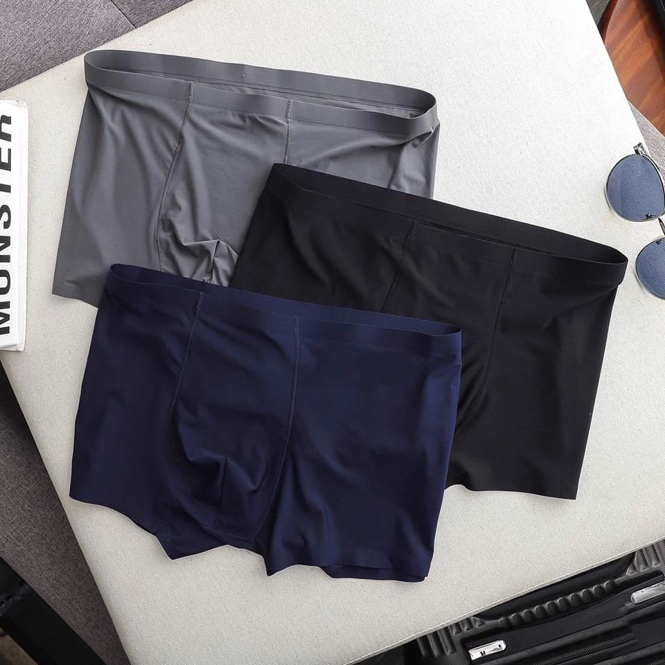 Quần lót nam thun lạnh,quần sịp đúc Boxer full 8 màu không đường may
