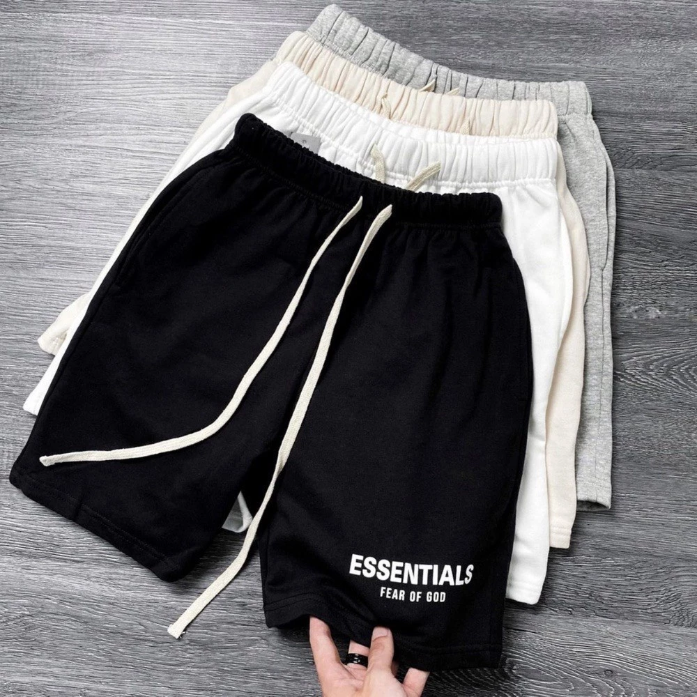 Quần short nam 𝙀.𝙎.𝙎.𝙀.𝙉.𝙏.𝙄.𝘼.𝙇 chất umi thể thao mặc thoáng mát