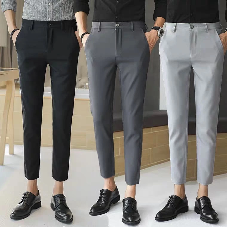 [ Có Trợ Giá - CÓ SIZE ĐẠI ] Quần Tây Nam Ống Côn Dáng Ôm Body Co Giãn 4 Chiều Cao Cấp Công Sở Đi Học Đi Tiệc WIN 69 QTN