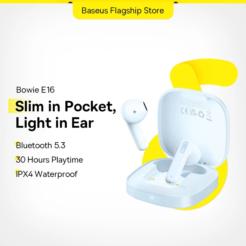 Review Tai Nghe BASEUS E16: Bluetooth 5.3, Chống Nước IPX4 và 30 Giờ Pin Siêu Trâu
