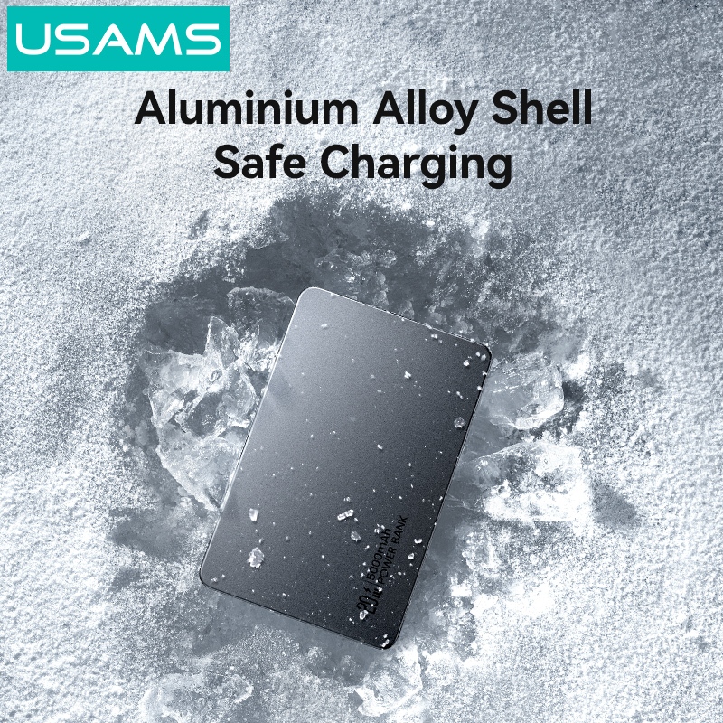 USAMS Wireless Power Bank 5000 / 10000mAh Sạc từ tính không dây Sạc nhanh USB-C Đầu vào / Ra cho iP17 16 15 14 13 12 Series - Hình 6