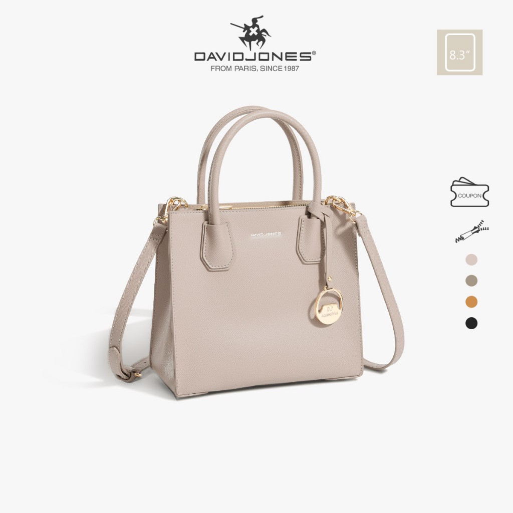 Túi xách DAVID JONES da PU đeo chéo thời trang cho nữ - Hình 1