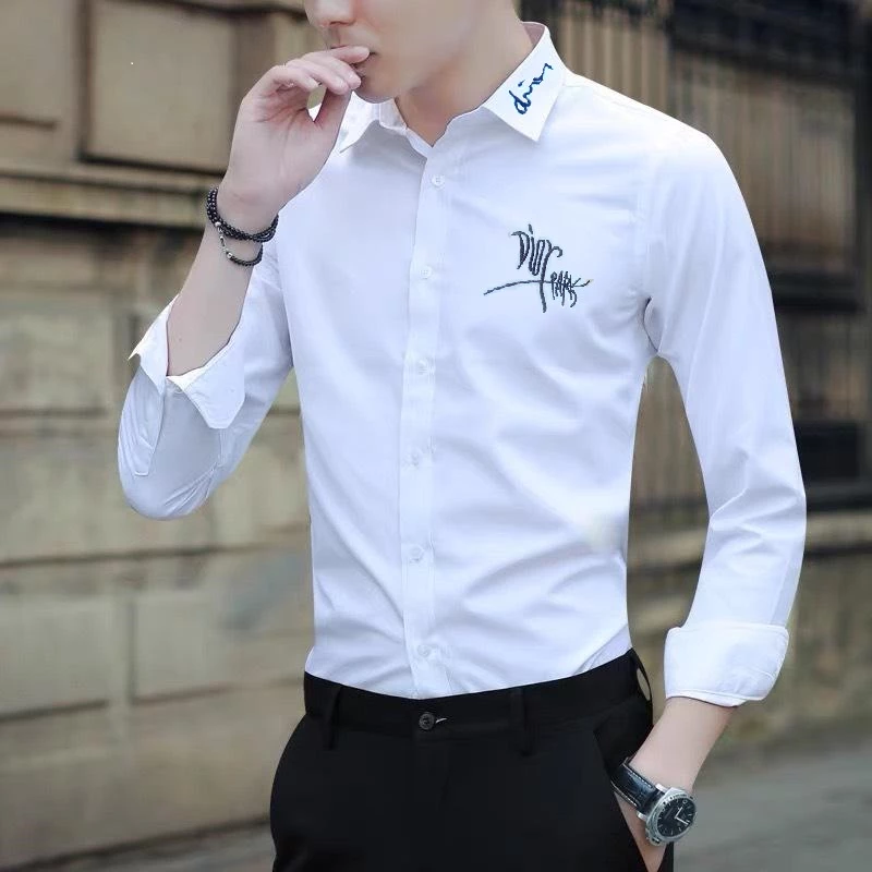 ÁO SƠ MI NAM TAY DÀI THÊU HỌA TIẾT, VẢI MỀM MỊN, THOÁNG MÁT, SIZE M-6XL TỪ 40-90KG