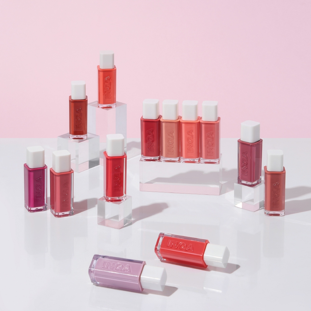 Inga GLASSY Water Glow Lip Tint (SNOWY / GLASSY _ 13 màu) - Hình 7
