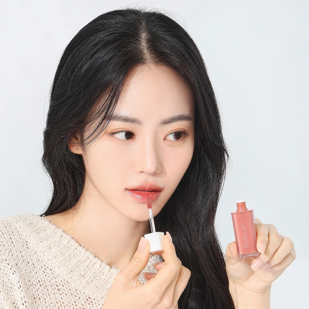 Inga GLASSY Water Glow Lip Tint (SNOWY / GLASSY _ 13 màu) - Hình 9