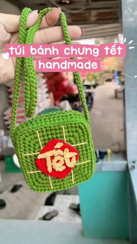 Túi bánh chưng tết handmade #tuibanhchung #SandealcungKOL #LuotVuiMuaLien #ShopeeCreator