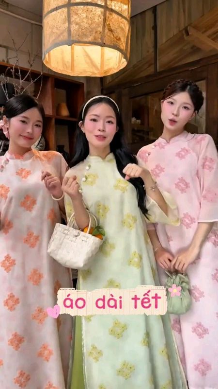 Áo dài tết #aodai #videohangthoitrang #LuotVuiMuaLien #Shopeevideo #ShopeeCreator