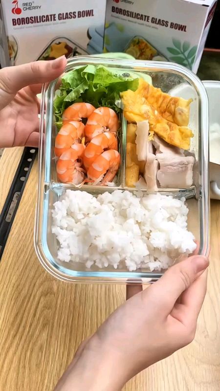 Hộp đựng cơm thủy tinh #hopdungcom #LuotVuiMuaLien #ShopeeVideo #videohangtieudung #ShopeeCreator
