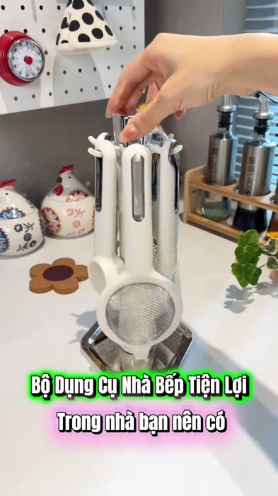 Bộ dụng cụ nhà bếp 7 món tiện lợi #tuyethai91 #dodungbep