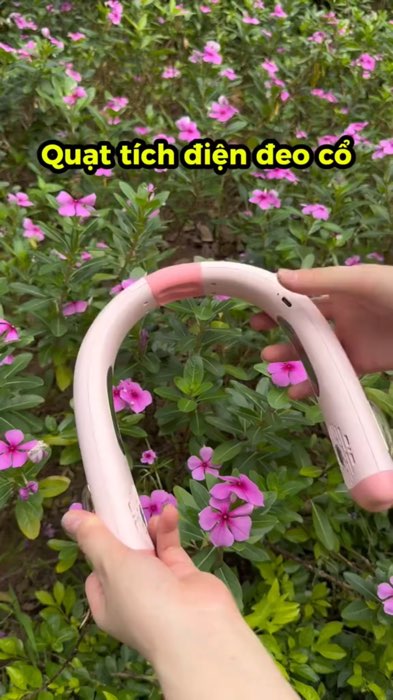 Quạt đeo cổ#ShopeeVideo #videonganhgiadung #KOLUyTin #ShopeeCreator #LuotVuiMuaLien