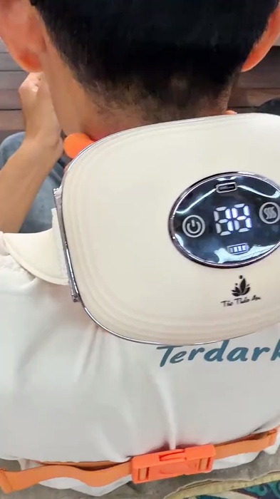 [BẢN CAO CẤP]Máy Massage Bàn Tay Chườm Nóng Hồng Ngoại Massage Cổ Vai Gáy Giảm Đau Nhức Giảm Đau Mỏi
