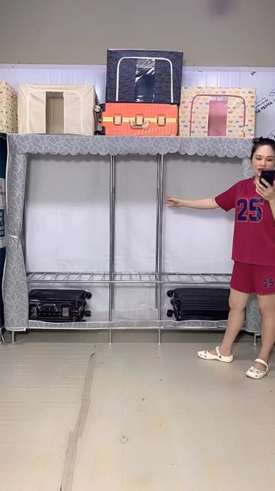 Tủ vải khung thép #tuvaikhungthep #tuquanao #KOLUyTin #LuotVuiMuaLien #HangMoiVe #ShopeeVideo