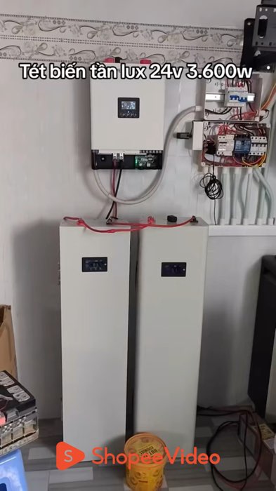 BIẾN TẦN LUXPOWER 3.6KW #ShopeeVideo #LuotVuiMuaLien #ShopeeCreator #HangMoiVe