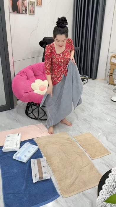 Khăn tắm gội khăn mặt #khantam #khanmat #HangMoiVe #ShopeeVideo #LuotVuiMuaLien #KOLUyTin