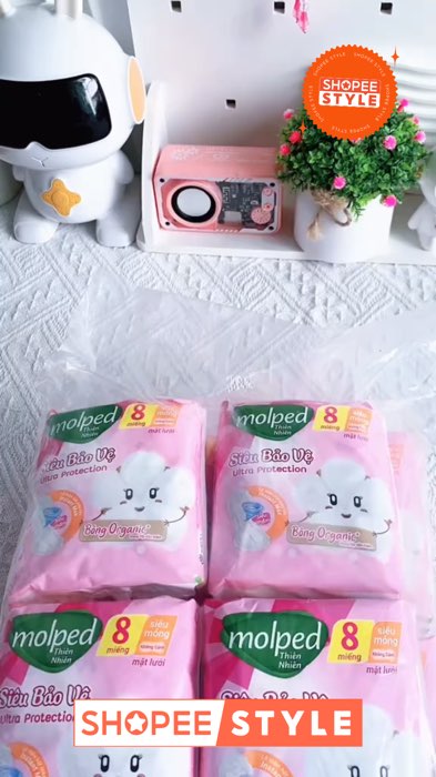 Combo 8 gói băng vệ sinh Molped #bangvesinh #molped #KOLUyTin #LuotVuiMuaLien #HangMoiVe