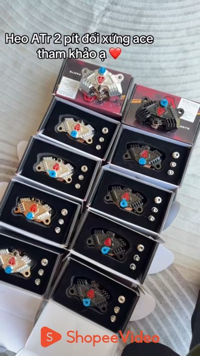 Heo Thắng ATR 2 pis cánh gió  kèm đủ ốc lắp cho các dòng xe máy SIRIUS, AB, VARIO, WAVE #ShopeeVideo #LuotVuiMuaLien #HangMoiVe #ShopeeCreator