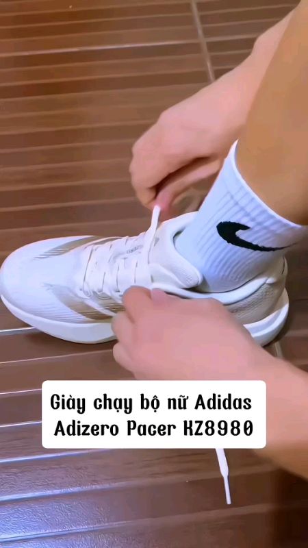 Giày chạy bộ nữ Adidas Adizero Pacer KZ8980 #LuotVuiMuaLien #ShopeeVideo #ShopeeCreator