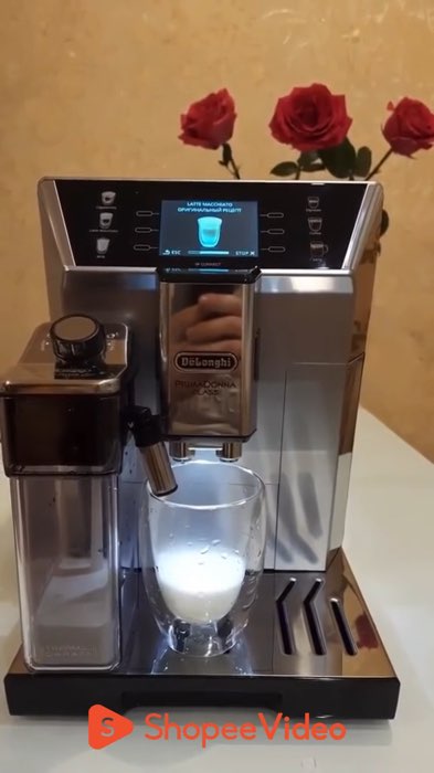 Máy Pha Cà Phê DeLonghi Primadonna ECAM 550.65 SB, Máy Pha Cafe, Dung Tích 2L, Coffee Machine, Nhập Đức, BH 12 Tháng #HangMoiVe #ShopeeVideo
