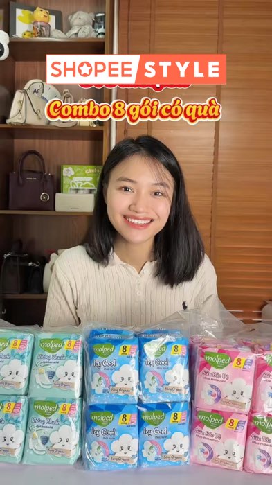 Combo 8 gói băng vệ sinh Molped #bangvesinh #molped #KOLUyTin #LuotVuiMuaLien #HangMoiVe