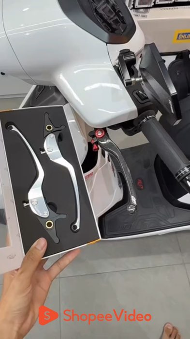 ￼Tay thắng RACE V3 2 khúc CNC GH-RACING #HangMoiVe #ShopeeCreator #LuotVuiMuaLien #ShopeeVideo