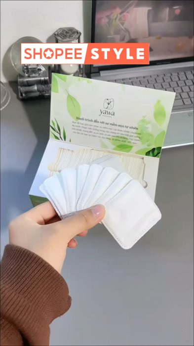 Bông tẩy trang yawa #bongtaytrang #yawa #LuotVuiMuaLien #HangMoiVe #KOLUyTin #ShopeeVideo