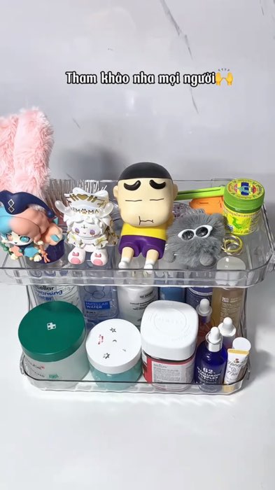 Kệ đựng mĩ phẩm 2 tầng #kedungdo #ke #decorate #LuotVuiMuaLien #ShopeeCreator #ShopeeVideo #fyp #xuhuong #viral