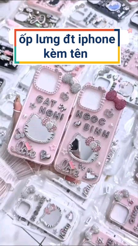 Ốp điện thoại iphone kèm tên #oplungiphone #opiphone #ShopeeVideo #ShopeeCreator