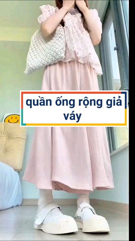 Quần ống rộng giả váy có cả bigsize siêu xinh #quanongrong #quannu #VideohangThoiTrang #LuotVuiMuaLien #sandealcungKOL