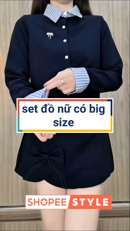 Set đồ nữ từ có size nhỏ đến bigsize 40 đến 80kg #setdonu #setdoxinh #VideohangThoiTrang #LuotVuiMuaLien #sandealcungKOL #HangMoiVe