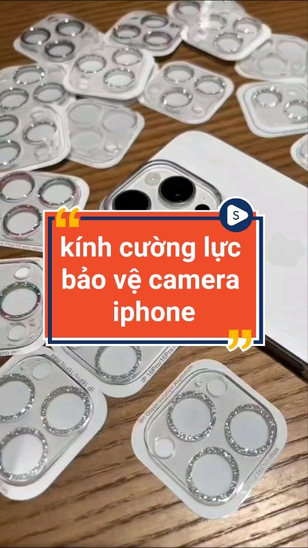 Kính cường lực bảo vệ camera iphone #LuotVuiMuaLien #sandealcungKOL #HangMoiVe #shopeeVideo