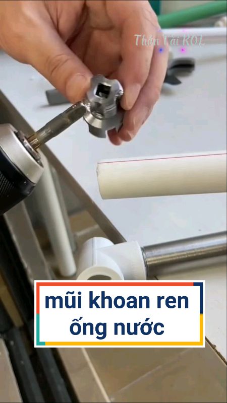 mũi khoan ren ống nước #ShopeeVideo #ShopeeCreator #HangMoiVe #LuotVuiMuaLien #KOLUyTin #sandelcungKOL #VideohangDoiSong