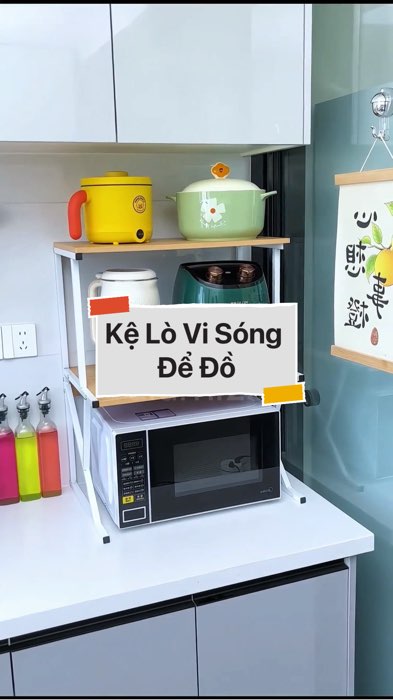 ￼Kệ Lò Vi Sóng Để Đồ #VideoHangGiaDung#shopeestyle#ShopeeVideo#ShopeeCreator #LuotVuiMuaLien #diumi961