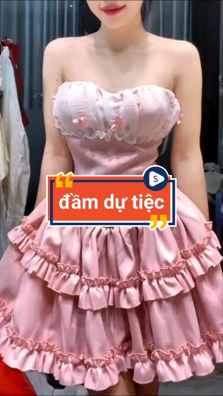 Đầm Corset cúp ngực đi tiệc #damchonu #vayxinh #videohangThoiTrang #HangMoiVe #ShopeeVideo #ShopeeCreator #LuotVuiMuaLien