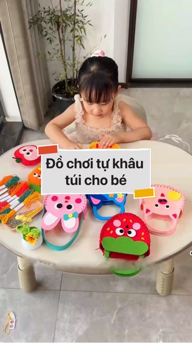 ￼Đồ chơi tự khâu túi xinh cho bé #VideoHangMevaBe#shopeestyle#ShopeeVideo#ShopeeCreator#LuotVuiMuaLien #diumi126