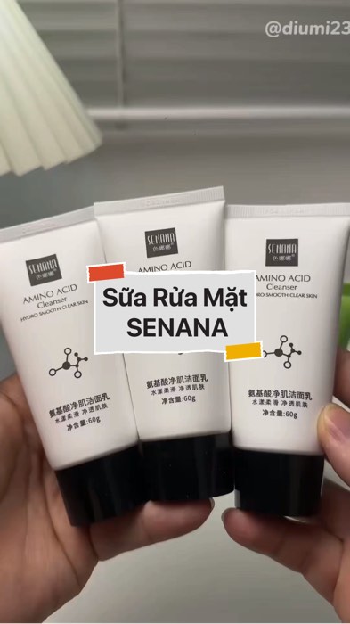 Sữa Rửa Mặt SENANA #VideohangLamDep#shopeestyle#ShopeeVideo#ShopeeCreator #LuotVuiMuaLien#KOLUyTin#Videomuasam #SandealcungKOL #diumi151
