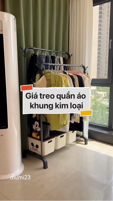 Giá treo quần áo khung kim loại #VideoHangGiaDung#shopeestyle#ShopeeVideo#ShopeeCreator #LuotVuiMuaLien #diumi253