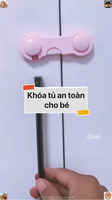 ￼Khóa tủ an toàn cho bé #VideoHangMevaBe#shopeestyle#ShopeeVideo#ShopeeCreator#LuotVuiMuaLien #diumi258