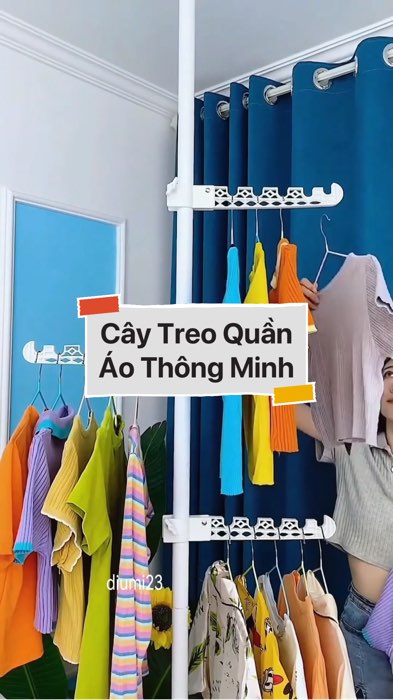 ￼ Cây Treo Quần Áo Thông Minh #VideoHangGiaDung#shopeestyle#ShopeeVideo#ShopeeCreator #LuotVuiMuaLien #diumi274