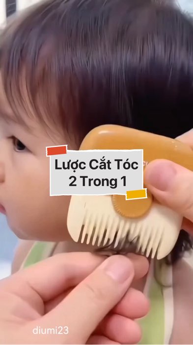 ￼Lược Cắt Tóc 2 Trong 1 Cho Bé #VideoHangMevaBe#shopeestyle#ShopeeVideo#ShopeeCreator#LuotVuiMuaLien #diumi273
