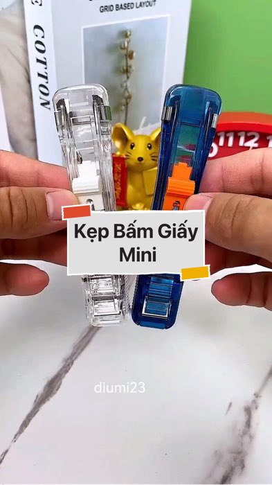 ￼Kẹp Bấm Giấy Mini Có Thể Dùng Lại #videohangvanphongpham#shopeestyle#ShopeeVideo#ShopeeCreator #LuotVuiMuaLien #diumi364