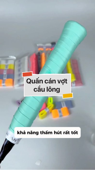 ￼Quấn cán vợt cầu lông #VideohangDoiSong#ShopeeVideo#ShopeeCreator #LuotVuiMuaLien#KOLUyTin#Videomuasam #SandealcungKOL #diumi539