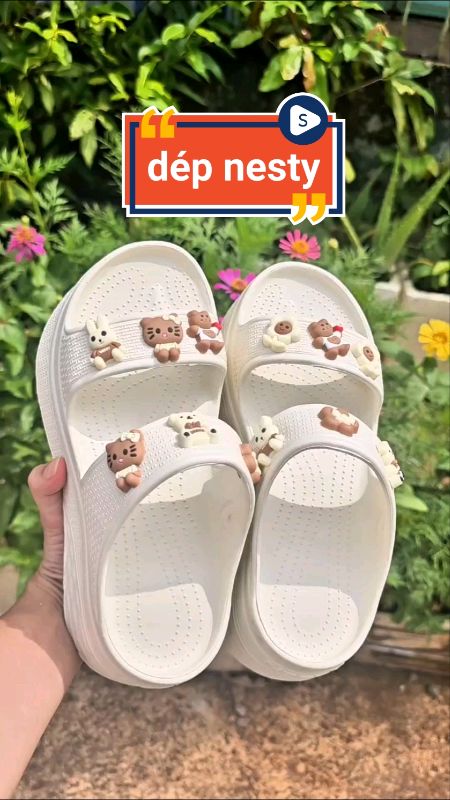 Dép nesty đế cao thời trang, đi mềm, nhẹ, êm chân #depnesty #depnu #VideohangThoiTrang #HangMoiVe #ShopeeVideo #ShopeeCreator #LuotVuiMuaLien