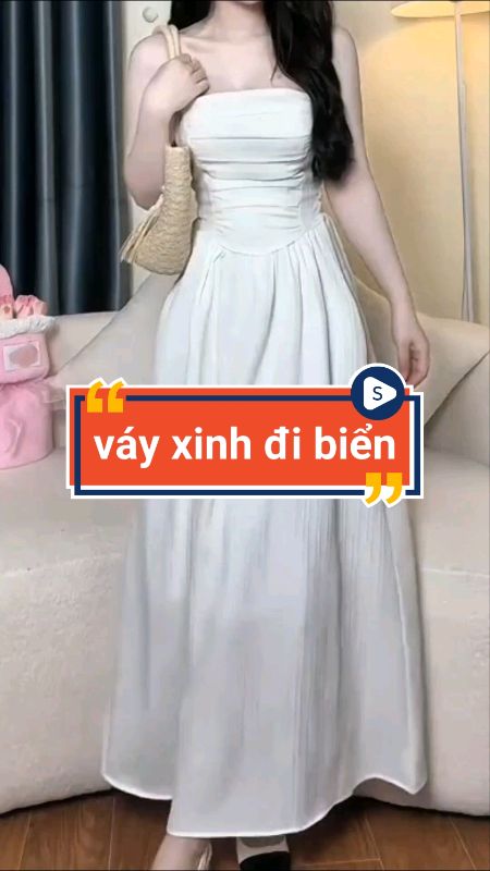 Váy xinh đi biển cho nàng #vayxinh #vaydibien #LuotVuiMuaLien #VideohangThoiTrang #HangMoiVe #ShopeeVideo #ShopeeCreator