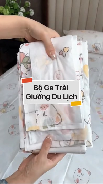 ￼Bộ Ga Trải Giường Du Lịch #VideohangTieuDung #shopeestyle#ShopeeVideo#ShopeeCreator #LuotVuiMuaLien#KOLUyTin#Videomuasam #SandealcungKOL #diumi932