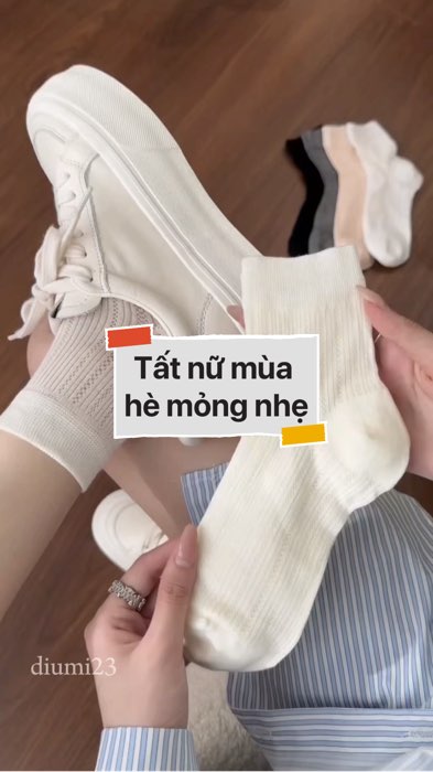 Tất nữ mùa hè mỏng nhẹ #VideohangThoiTrang#shopeestyle#ShopeeVideo#ShopeeCreator#LuotVuiMuaLien#KOLUyTin #diumi994