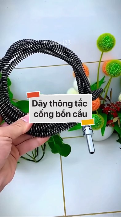 Dây thông tắc cống bồn cầu #VideohangDoiSong#ShopeeVideo#ShopeeCreator #LuotVuiMuaLien#KOLUyTin#Videomuasam #SandealcungKOL #diumi23