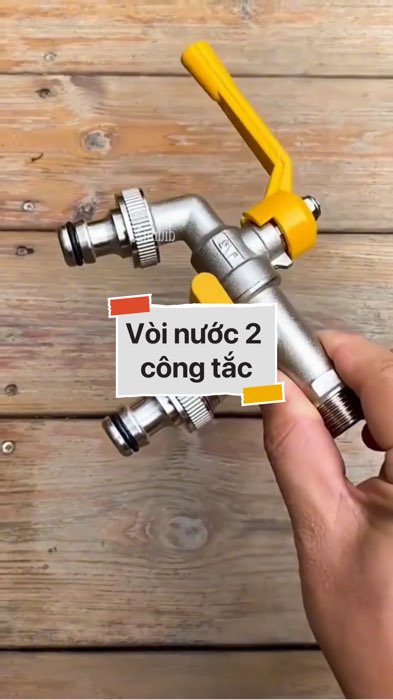 Vòi nước 2 công tắc #VideohangDoiSong#ShopeeVideo#ShopeeCreator #LuotVuiMuaLien#KOLUyTin#Videomuasam #SandealcungKOL #diumi76