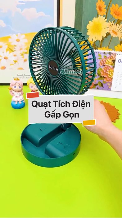 ￼Quạt Tích Điện Gấp Gọn #VideohangDienTu#shopeestyle#ShopeeVideo#ShopeeCreator #LuotVuiMuaLien#KOLUyTin#Videomuasam #SandealcungKOL #diumi105