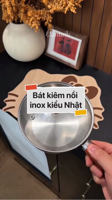 ￼Bát kiêm nồi inox kiểu Nhật #VideoHangGiaDung#shopeestyle#ShopeeVideo#ShopeeCreator #LuotVuiMuaLien #diumi745