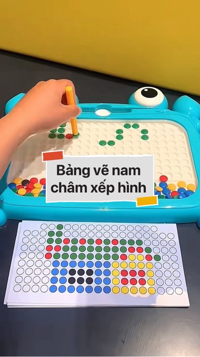 ￼Bảng vẽ nam châm xếp hình #VideoHangMevaBe#shopeestyle#ShopeeVideo#ShopeeCreator#LuotVuiMuaLien #diumi773